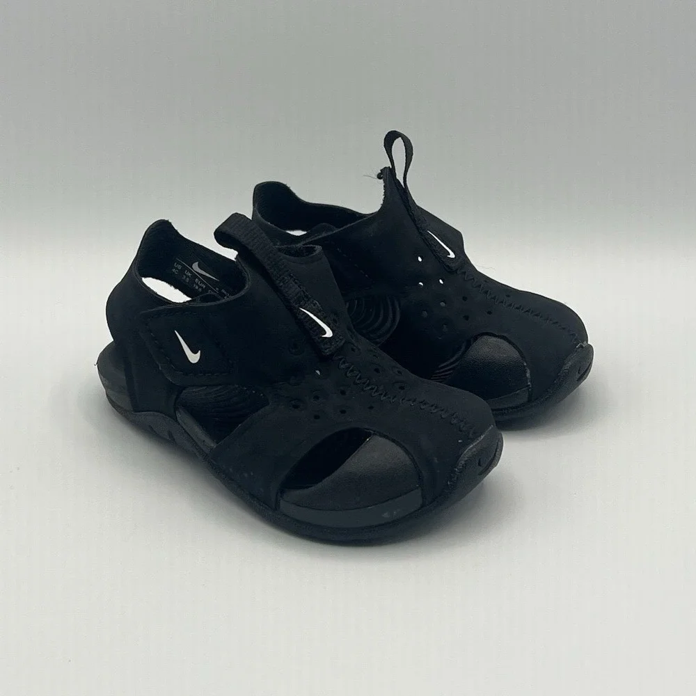 Nike Sunray Protect 2 Slip On Loop Strap Sandals - Baby Toddler Size 4C USED